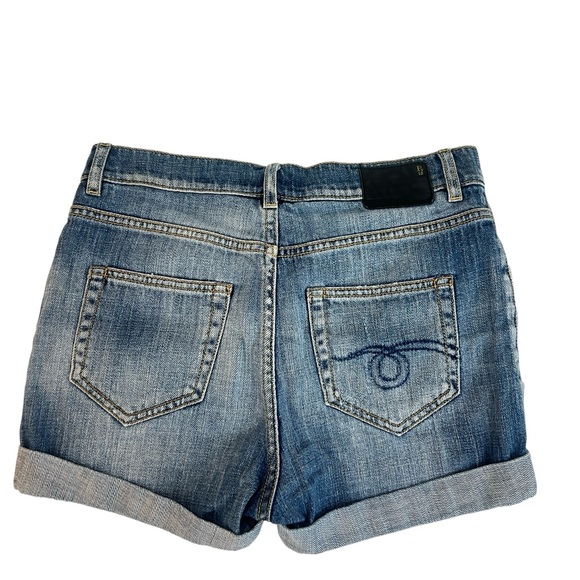R13 Slouch short denim short i - Picture 2 of 7